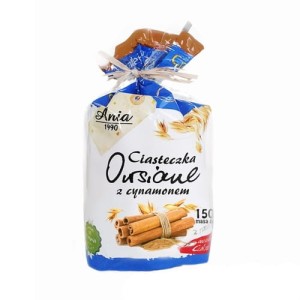 Ciasteczka owsiane z cynamonem 150g