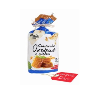 Ciasteczka owsiane z miodem 150g