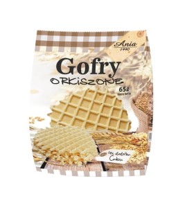 Gofry orkiszowe bez cukru 65g