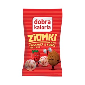 Kulki Ziomki przekąska kokosowo-truskawkowa 32 g