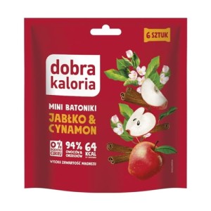 Mini batoniki jabłko & cynamon 108g