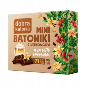 Mini batoniki z orzechów  a'la latte waniliowe 102 g