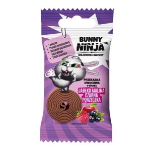 Przekąska owocowa o smaku jabłko-malina-czarna porzeczka 15g