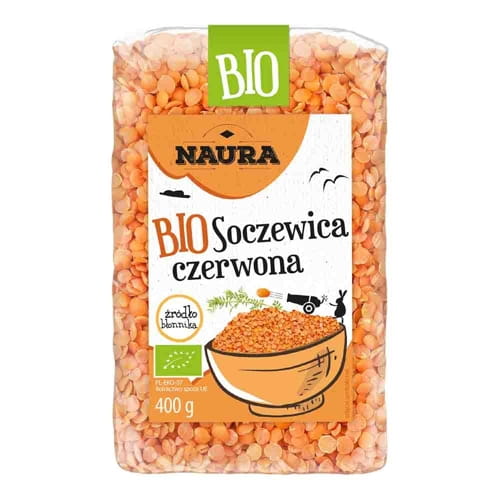 Naura Soczewica czerwona BIO 400 g.jpeg