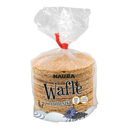 Naura Wafle naturalne z czarnuszką 100 g.jpeg
