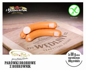 Nik-Pol Parowki Drobiowe Z Bobrownik 