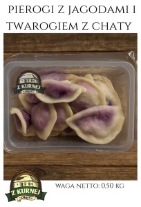PIEROGI Z JAGODAMI I TWAROGIEM Z CHATY 500g