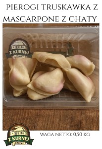PIEROGI TRUSKAWKA Z MASCARPONE Z CHATY 500g